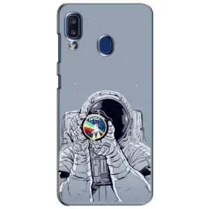 Чехол с принтом «Космонавт фото» для Samsung Galaxy a20 2019 (A205F)
