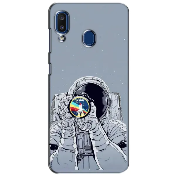 Чехол с принтом «Космонавт фото» для Samsung Galaxy a20 2019 (A205F)
