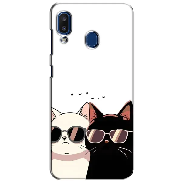 Чехол с принтом «Коты в очках» для Samsung Galaxy a20 2019 (A205F) Чехол с принтом «Коты в очках» для Samsung Galaxy a20 2019 (A205F)