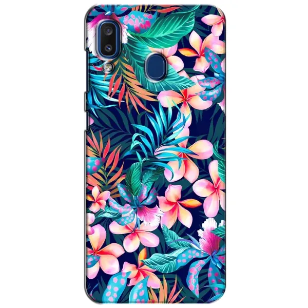 Чехол с принтом «Красочные цветы» для Samsung Galaxy a20 2019 (A205F)
