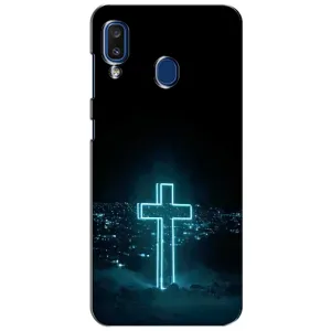 Чехол для Samsung Galaxy a20 2019 (A205F) (AlphaPrint) - (Христианские)