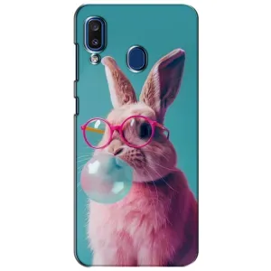 Чехол с принтом «Кролик в очках» для Samsung Galaxy a20 2019 (A205F)