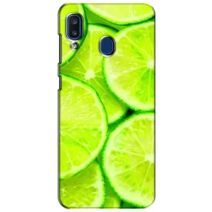 Чохли з фруктами для Samsung Galaxy a20 2019 (A205F) (VPrint) (Лайм)