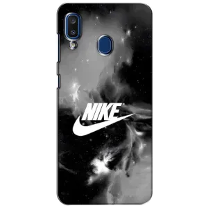 Чехол для Samsung Galaxy a20 2019 (A205F) - с принтом Найк (AlphaPrint) (Лого Найк)