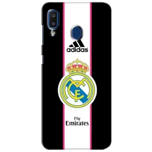 Чехол для Samsung Galaxy a20 2019 (A205F) с принтом (Лого Real Madrid)