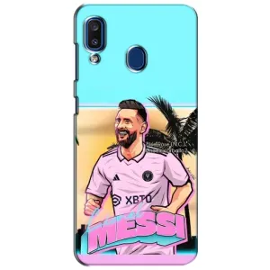 Чохли для Samsung Galaxy A20 2019 (А205F) - Лео Мессі Маямі (Майами Месси)