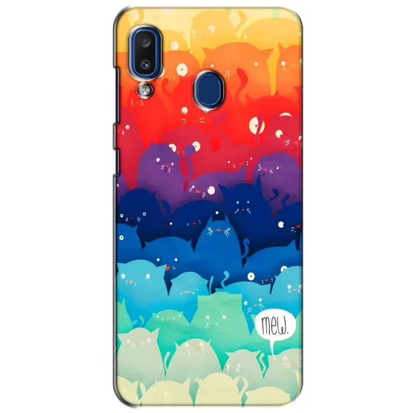 Чехол с принтом «Mew» для Samsung Galaxy a20 2019 (A205F)