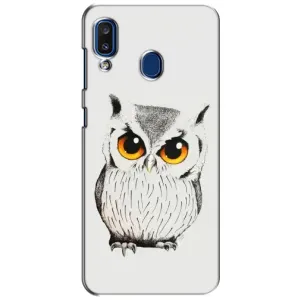 Чехол с птицами на Samsung Galaxy a20 2019 (A205F) (VPrint) (Милая Сова)