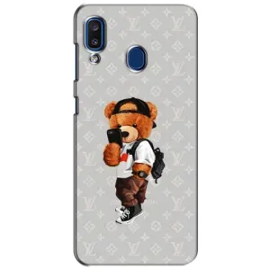 Брендновые Чехлы для Samsung Galaxy a20 2019 (A205F) - (PREMIUMPrint) (Мишка Луи)