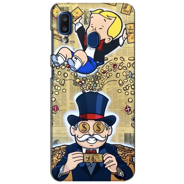 Чехол с принтом «Монополия Мен» для Samsung Galaxy a20 2019 (A205F)