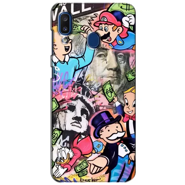 Чехол с принтом «Monopoly man» для Samsung Galaxy a20 2019 (A205F)