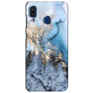 Мраморний чехол на Samsung Galaxy a20 2019 (A205F) (VPrint) (Ніжний мрамор)