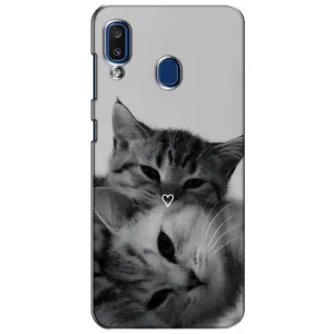 Чехол с принтом «Пара котов» для Samsung Galaxy a20 2019 (A205F)