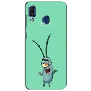 Чехол с принтом «Персонаж Планктон» для Samsung Galaxy a20 2019 (A205F)