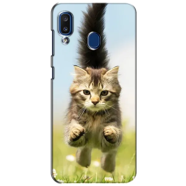 Чехол с принтом «Прыжок кота» для Samsung Galaxy a20 2019 (A205F)