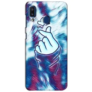 Чехол с принтом «Радужное сердце» для Samsung Galaxy a20 2019 (A205F)