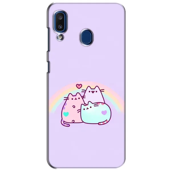 Чехол с принтом «Радужные котики» для Samsung Galaxy a20 2019 (A205F)