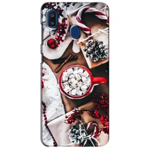Різдвяні, Святкові Чохли для Samsung Galaxy A20 2019 (А205F) (Різдвяна атмосфера)