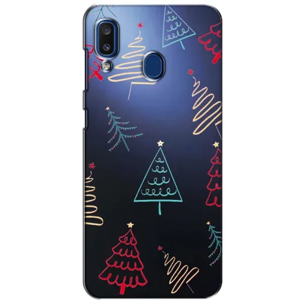 Чехол с принтом «Рождественские елки» для Samsung Galaxy a20 2019 (A205F)
