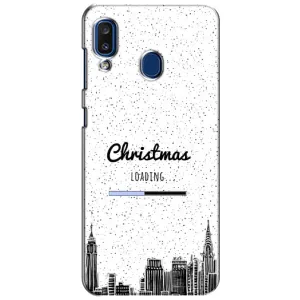Різдвяні, Святкові Чохли для Samsung Galaxy A20 2019 (А205F) (Різдво завантажується)