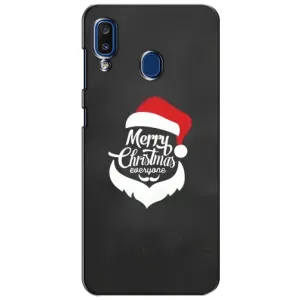 Рождественские Чехлы для Samsung Galaxy a20 2019 (A205F) (VPrint) (Санта Крисмас)