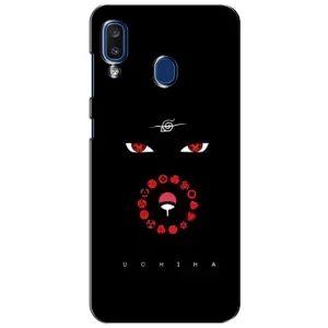 Чохли на тему: Ітачи Учіха для Samsung Galaxy a20 2019 (A205F) (AlphaPrint) (очі Ітачі)