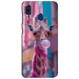 Чехол с принтом «Стильный жирав» для Samsung Galaxy a20 2019 (A205F)