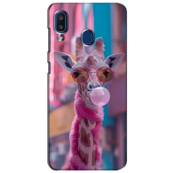 Чехол с принтом «Стильный жирав» для Samsung Galaxy a20 2019 (A205F) Чехол с принтом «Стильный жирав» для Samsung Galaxy a20 2019 (A205F)