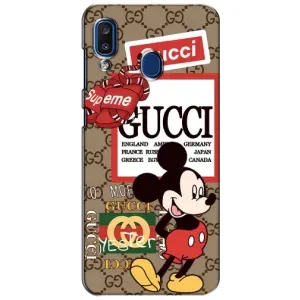 Чехол Disney Mouse Samsung Galaxy a20 2019 (A205F) (PREMIUMPrint) (Стильный Микки)