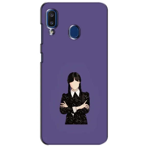 Чехол с принтом «Уэнздей в черном» для Samsung Galaxy a20 2019 (A205F) Чехол с принтом «Уэнздей в черном» для Samsung Galaxy a20 2019 (A205F)