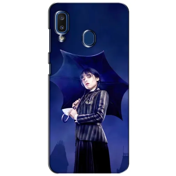 Чехол с принтом «Уэнздей с зонтом» для Samsung Galaxy a20 2019 (A205F) Чехол с принтом «Уэнздей с зонтом» для Samsung Galaxy a20 2019 (A205F)