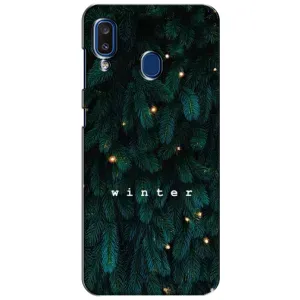 Новорічні, Святкові Чохли для Samsung Galaxy a20 2019 (A205F) - 2024 год (Winter)
