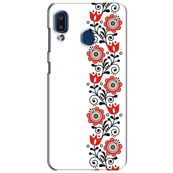 Чохол з принтом «Яскрава вишиванка» для Samsung Galaxy a20 2019 (A205F)