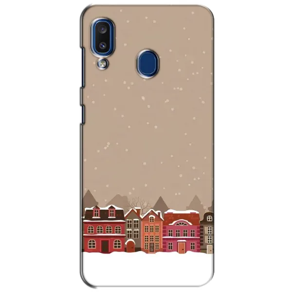 Чехол с принтом «Зимний город» для Samsung Galaxy a20 2019 (A205F)