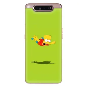 Чехол с Симпсонами для Samsung Galaxy a80 2019 ( A805F ) (VPrint) (Барт Симпсон)