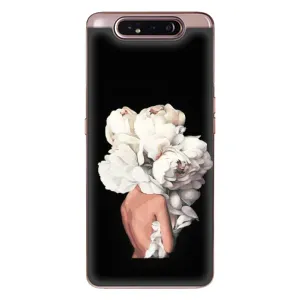 Чехлы (ART) Цветы на Samsung Galaxy a80 2019 ( A805F ) (VPrint) (Білі квіти)