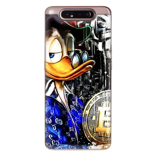 Чохол з принтом «Біткойн Скрудж» для Samsung Galaxy a80 2019 ( A805F )