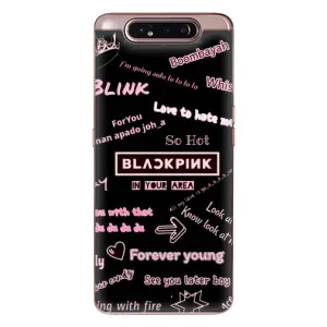 Чохол з музикальним гуртом для Samsung Galaxy a80 2019 ( A805F ) (BLACKPINK)