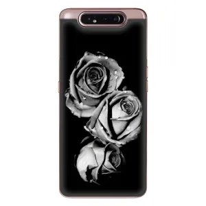 Чохол з картинкою (Стильні) Самсунг Галаксі A80 2019 ( A805F ) - (AlphaPrint) (Чорна троянда)