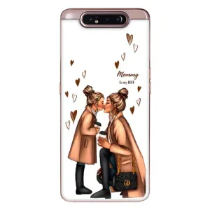 Чохол з друком для Samsung Galaxy a80 2019 ( A805F ) - (Мама з дитинкою) (AlphaPrint) (Донька і мама)