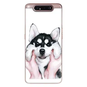 Чохли з собаками для Samsung Galaxy a80 2019 ( A805F ) (VPrint) (Радісний Хаскі)