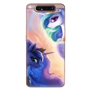 Чохол для Самсунг Галаксі A80 2019 ( A805F ) - (Єдинорожки - Новинки) (AlphaPrint) (Єдинорожки)