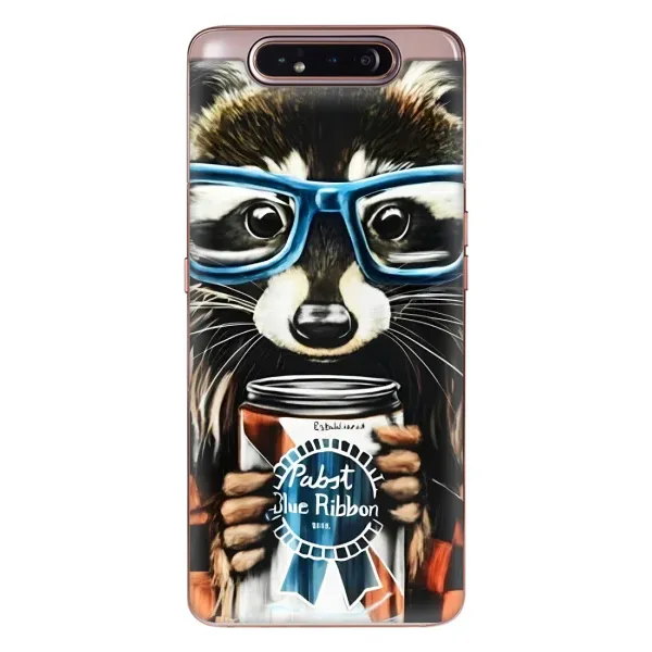 Чохол з принтом «Єнот з банкою» для Samsung Galaxy a80 2019 ( A805F ) Чохол з принтом «Єнот з банкою» для Samsung Galaxy a80 2019 ( A805F )