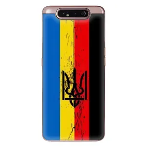 Украинские Чехлы для Samsung Galaxy a80 2019 ( A805F ) с картинкой УПА (AlphaPrint) (Прапор УПА)