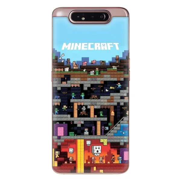 Чохол з принтом «фон Minecraft» для Samsung Galaxy a80 2019 ( A805F ) Чохол з принтом «фон Minecraft» для Samsung Galaxy a80 2019 ( A805F )
