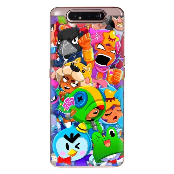 Чохол з принтом «Герої Бравл Старс» для Samsung Galaxy a80 2019 ( A805F ) Чохол з принтом «Герої Бравл Старс» для Samsung Galaxy a80 2019 ( A805F )