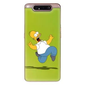 Чехол с Симпсонами для Samsung Galaxy a80 2019 ( A805F ) (VPrint) (Гомер Симпсон)