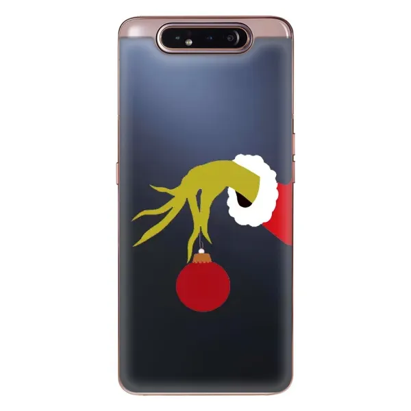 Чохол з принтом «Грінч з іграшкою» для Samsung Galaxy a80 2019 ( A805F )