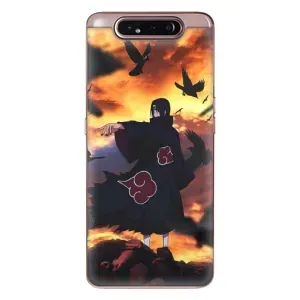 Чохол Ітачи Учіха для Самсунг Галаксі A80 2019 ( A805F ) (AlphaPrint) (Ітачі з воронами)