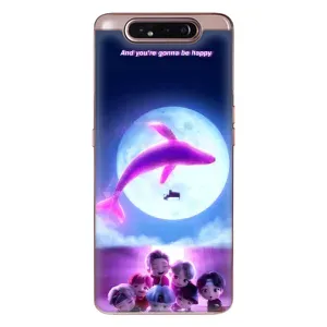 Чохли BTS для Samsung Galaxy a80 2019 ( A805F ) (AlphaPrint) (КИТ BTS)